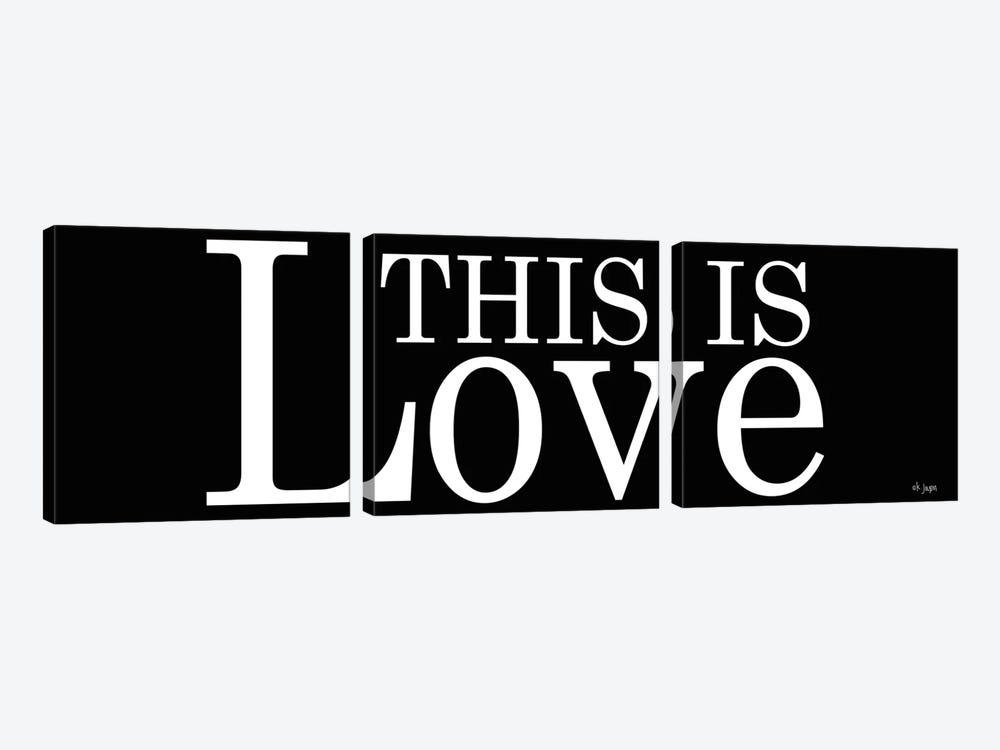 This is Love 3-piece Canvas Wall Art