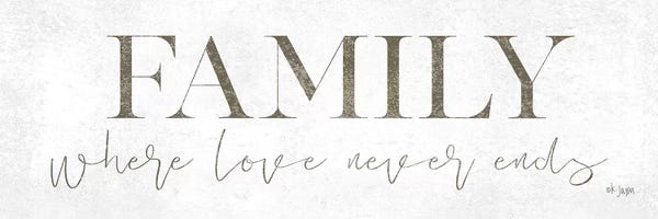 Family Where Love Never Ends