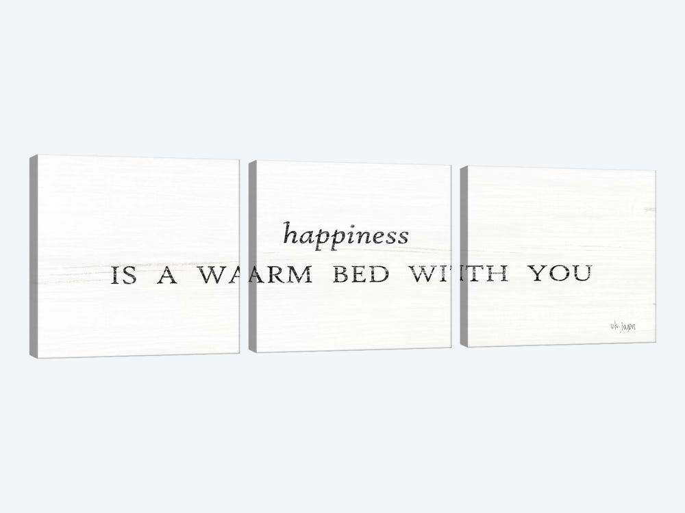 Warm Bed with You by Jaxn Blvd. 3-piece Canvas Artwork