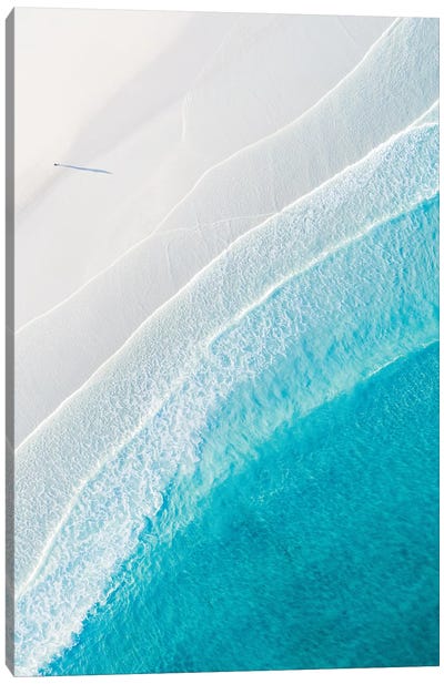 Ocean Split I Canvas Art Print - Aerial Beaches 
