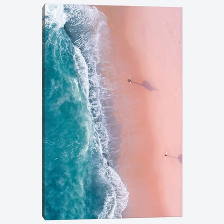 Sunset Surfers Canvas Print #JXR56} by Jaxon Roberts Canvas Artwork