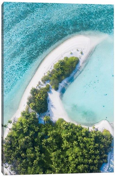 The Cocos Islands I Canvas Art Print - Aerial Beaches 