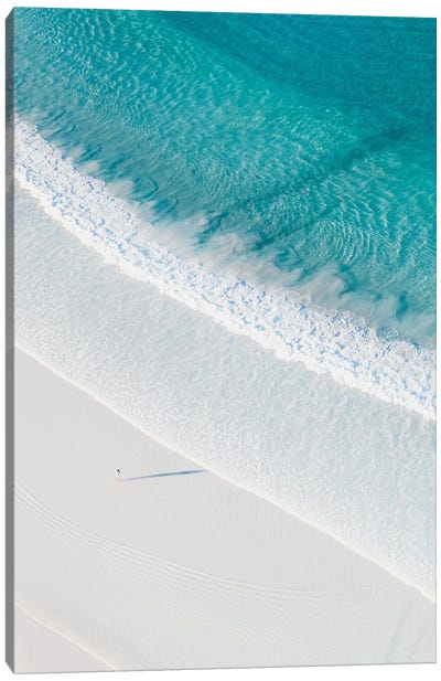 The Most Perfect Beach Canvas Art Print - Aerial Photography
