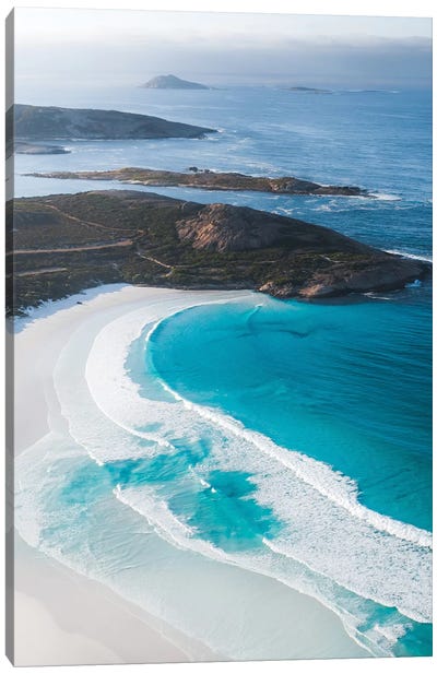 The Perfect Beach II Canvas Art Print - Aerial Photography