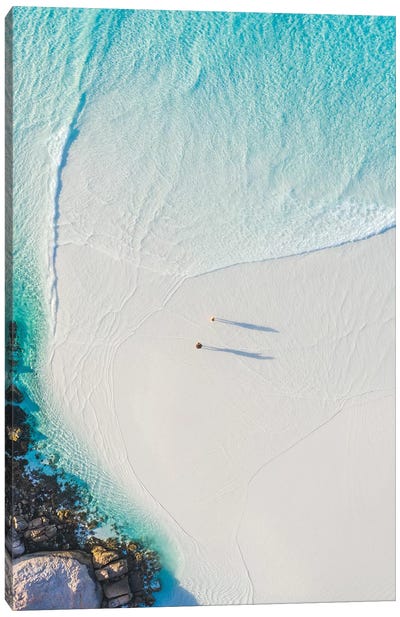 The Perfect Beach IV Canvas Art Print - Aerial Photography