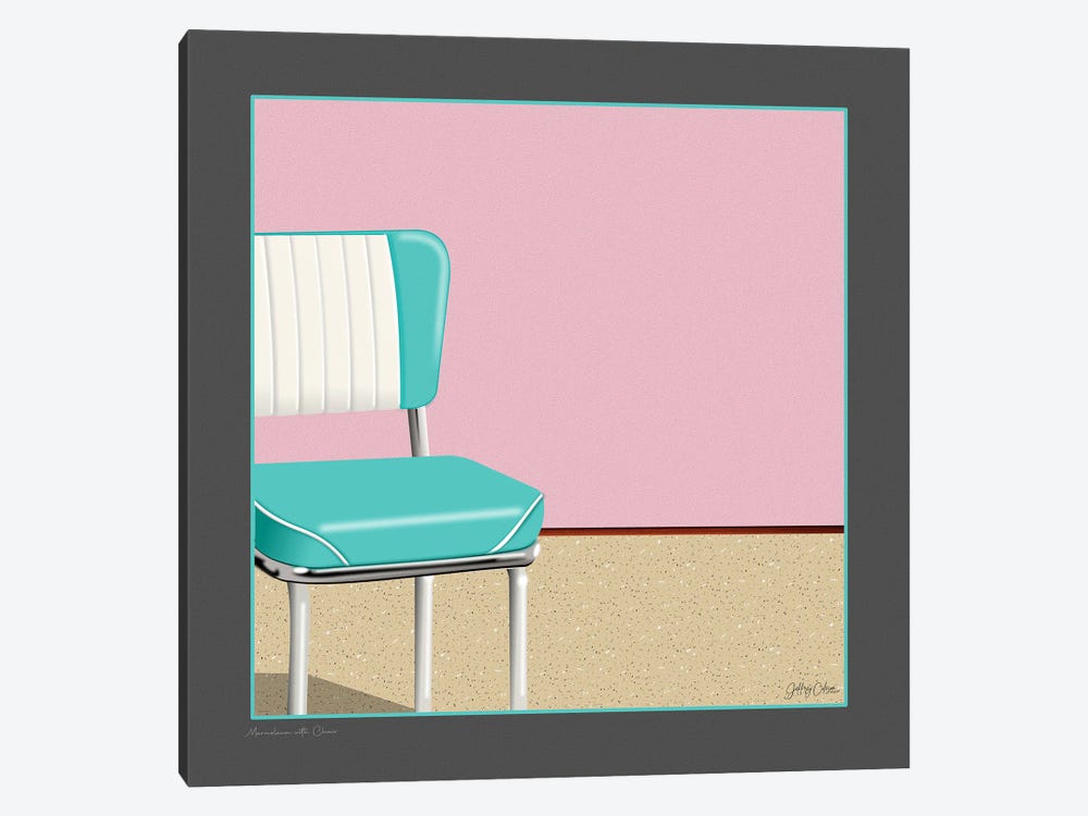 Marmoleum With Chair by Jeffrey Coleson 1-piece Canvas Art Print