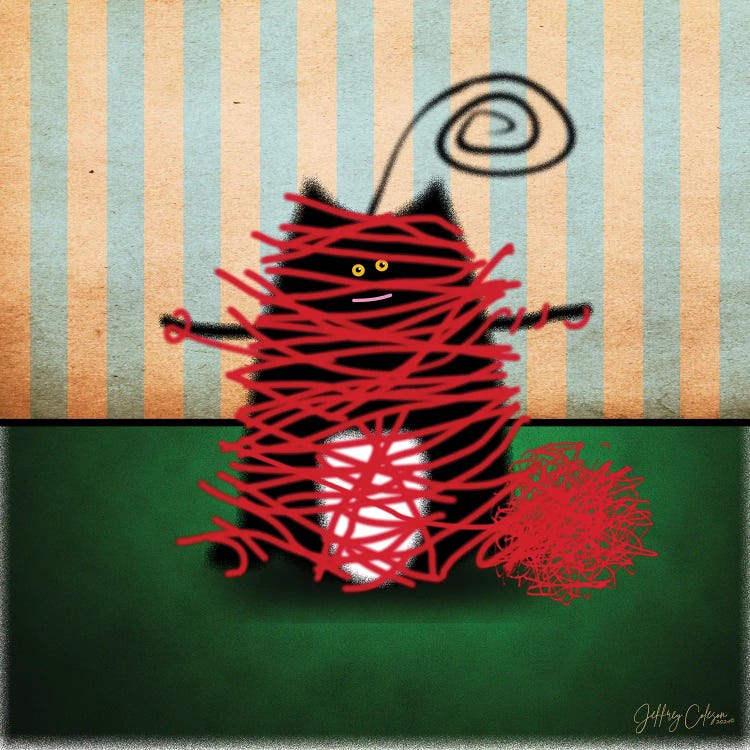 Yarn Ball Gone Wrong