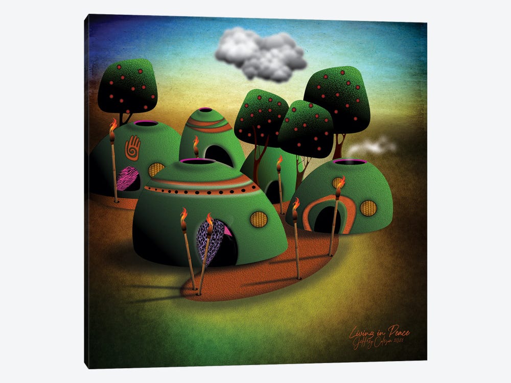 Living In Peace by Jeffrey Coleson 1-piece Art Print
