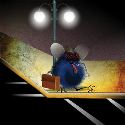 Black & Dark Art - Canvas Prints: Civil Servant by Jeffrey Coleson