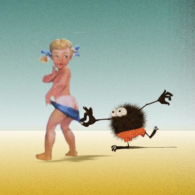 All Purples - Canvas Prints: Shenanigans On The Beach by Jeffrey Coleson