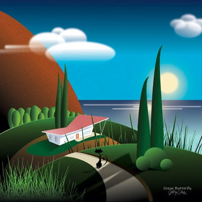 Ocean Butterfly by Jeffrey Coleson art print