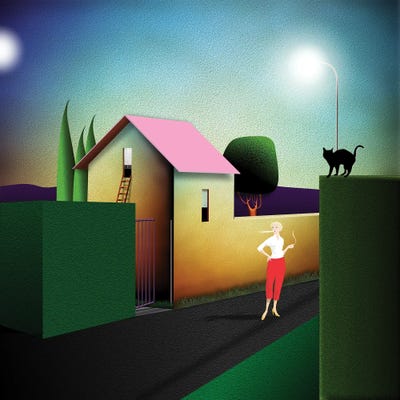 Black & Dark Art - Canvas Prints: 2am Secret Smoker by Jeffrey Coleson