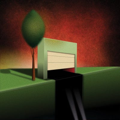 Multi Panel Art: Garage by Jeffrey Coleson