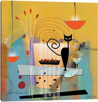 A Short Moment In Time Canvas Art Print - Mid-Century Modern Décor