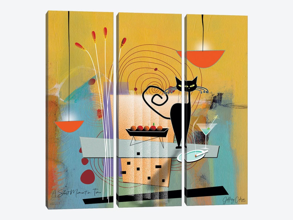 A Short Moment In Time by Jeffrey Coleson 3-piece Canvas Wall Art