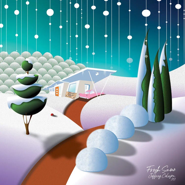 Fresh Snow by Jeffrey Coleson wall art