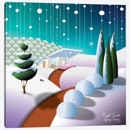 Fresh Snow Canvas Print #JYC40} by Jeffrey Coleson Canvas Art