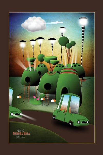 Welcome To Shruberbia by Jeffrey Coleson art print
