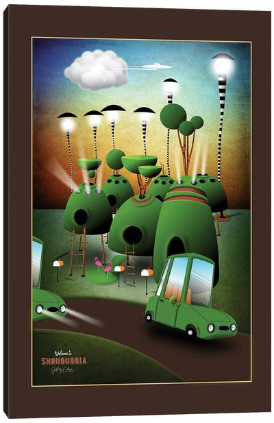 Welcome To Shruberbia Canvas Art Print - Jeffrey Coleson