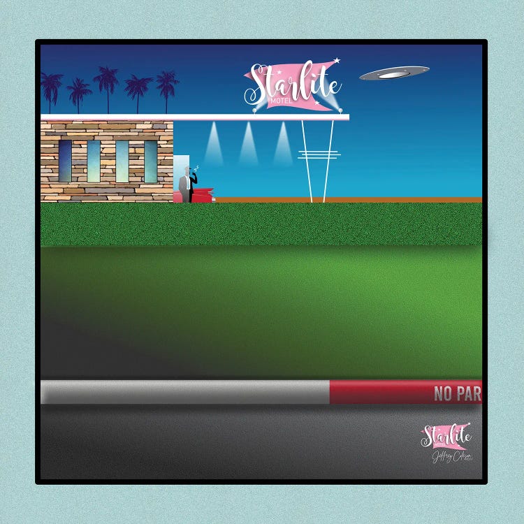 Starlite Motel by Jeffrey Coleson wall art