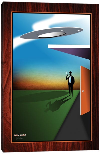 Gumshoe Canvas Art Print - UFO Art