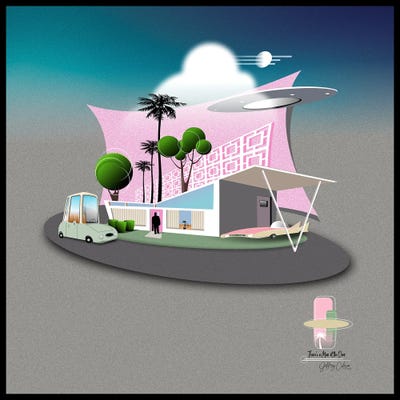 There's A Man At The Door by Jeffrey Coleson multi panel art