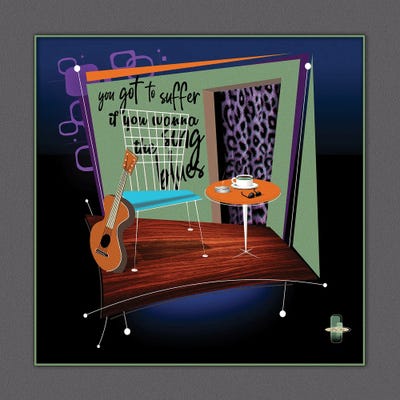 You Gots To Suffer If You Wanna Sing The Blues by Jeffrey Coleson canvas print