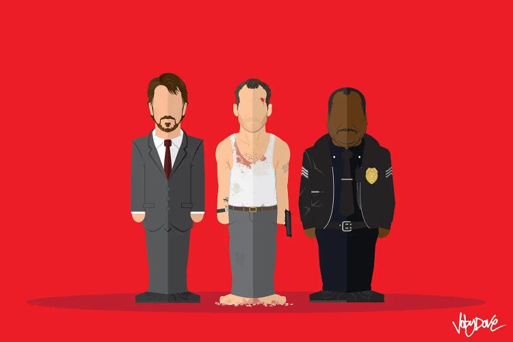 Die Hard - Minimalist Portrait