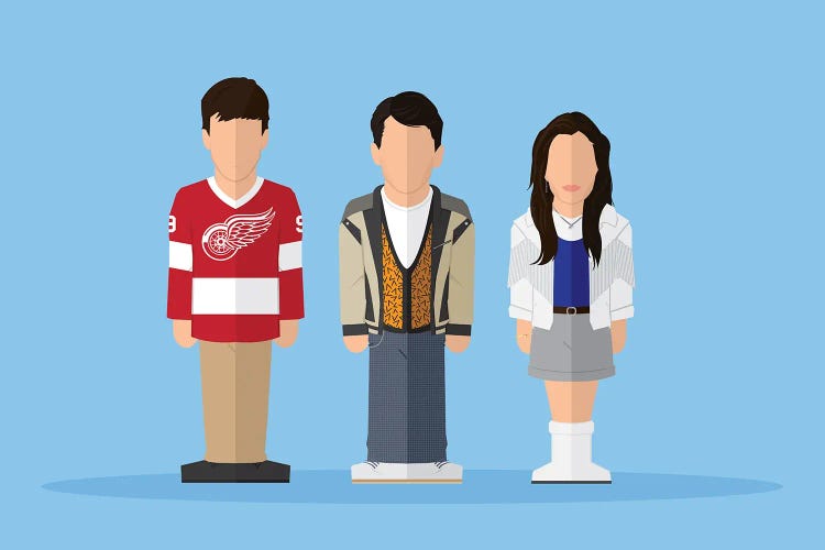 Ferris Buellers Day Off - Minimalist Portrait