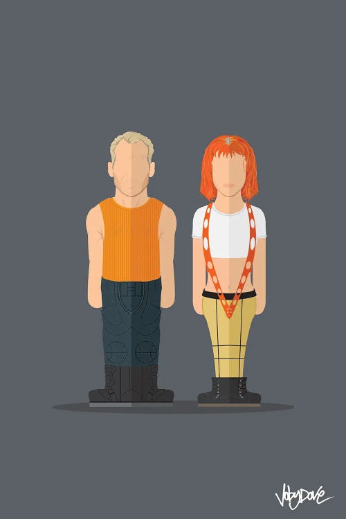 Fifth Element - Minimalist Portrait