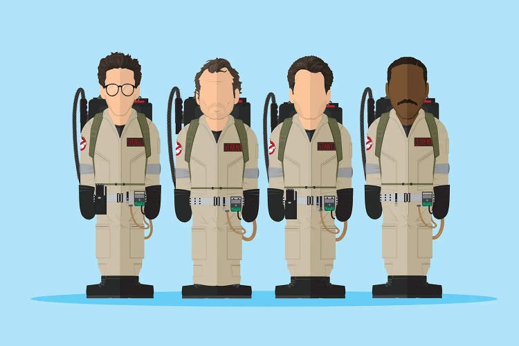 Ghostbusters - Minimalist Portrait