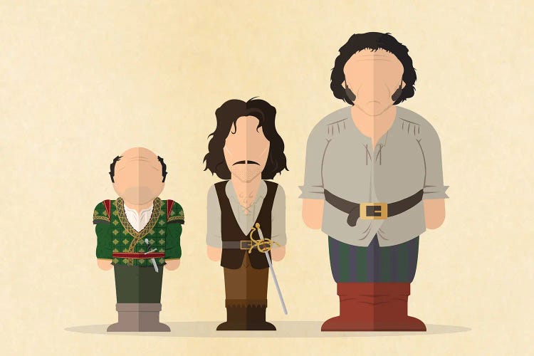 Inconcievable: The Princess Bride - Minimalist Portrait