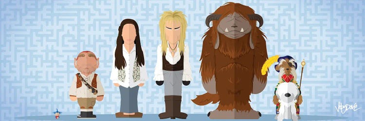 Labyrinth - Minimalist Portrait