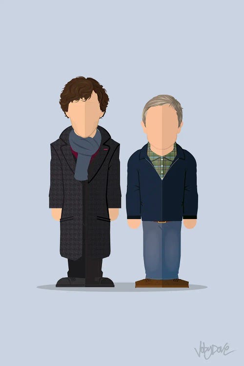 Sherlock - Minimalist Portrait