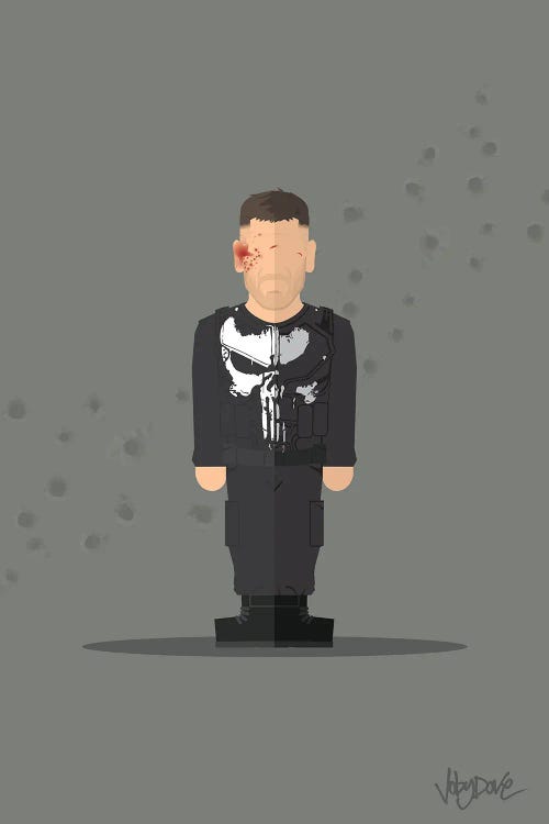 The Punisher - Minimalist Portrait