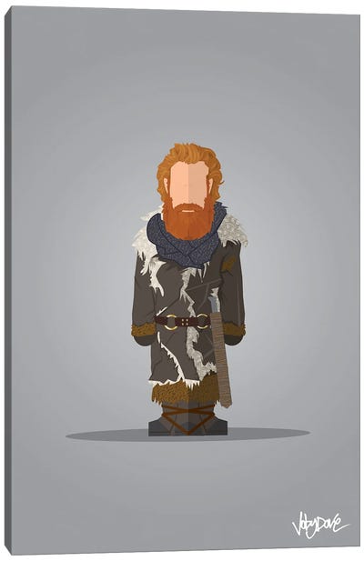 Tormund Game of Thrones - Minimalist Portrait Canvas Art Print - Game of Thrones