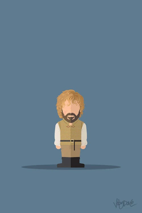 Tyrion Game of Thrones - Minimalist Portrait