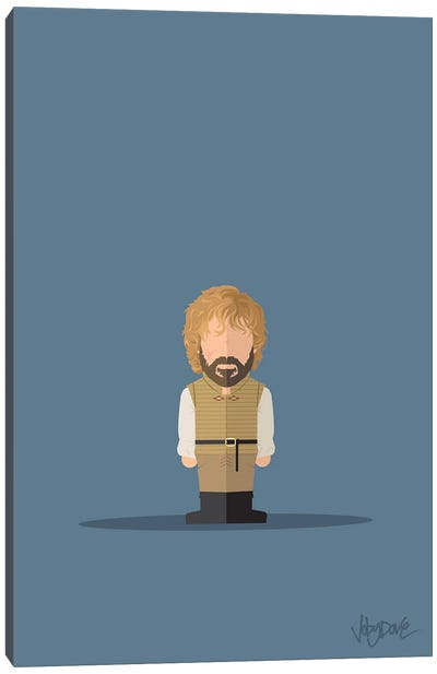 Tyrion Game of Thrones - Minimalist Portrait Canvas Art Print - Game of Thrones