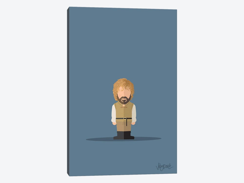 Tyrion Game of Thrones - Minimalist Portrait by Joby Dove 1-piece Canvas Wall Art