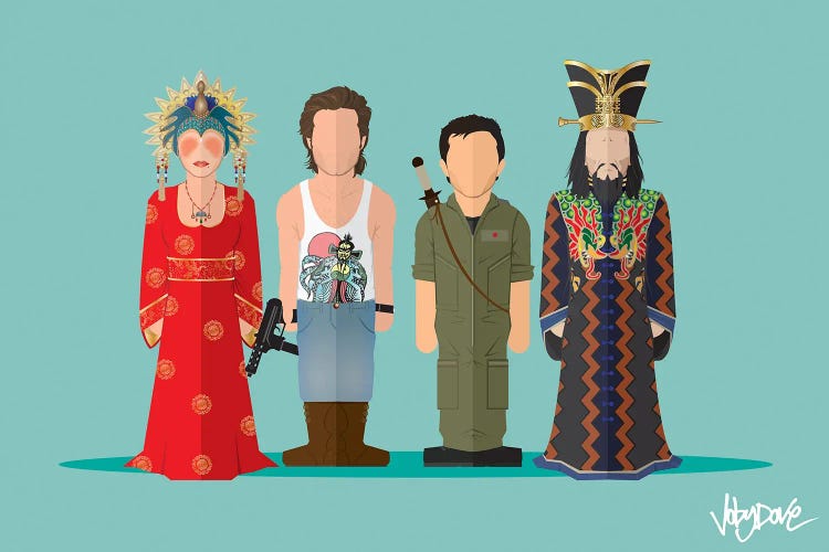 Big Trouble in Little China - Minimalist Portrait