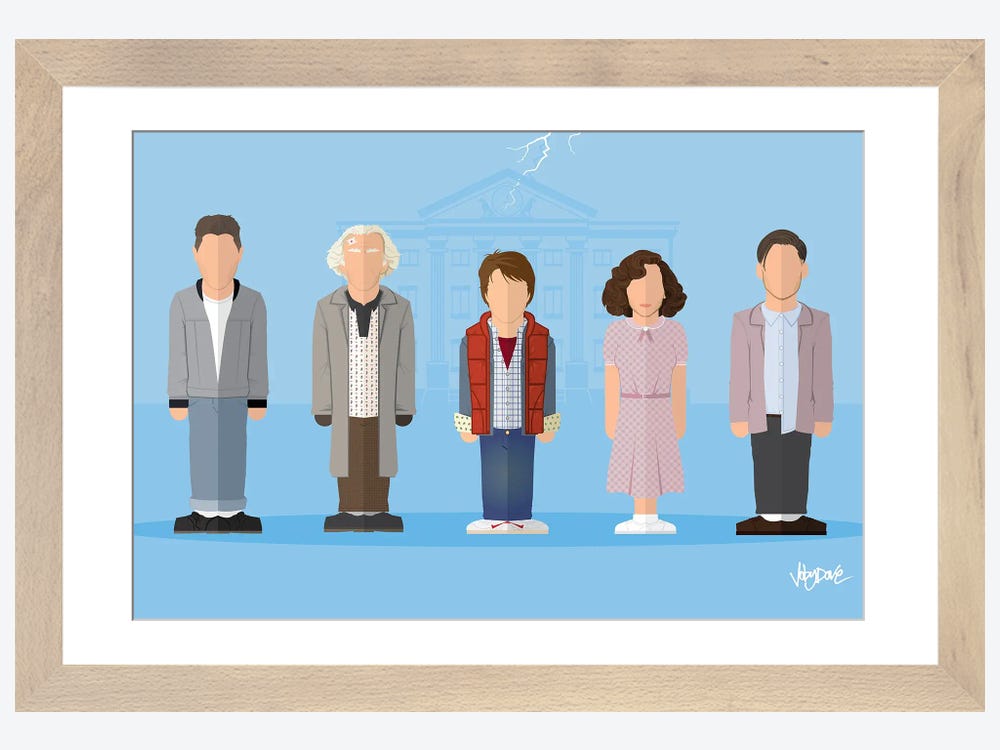 Marty Mcfly - Back to the Future print by 2ToastDesign, back to
