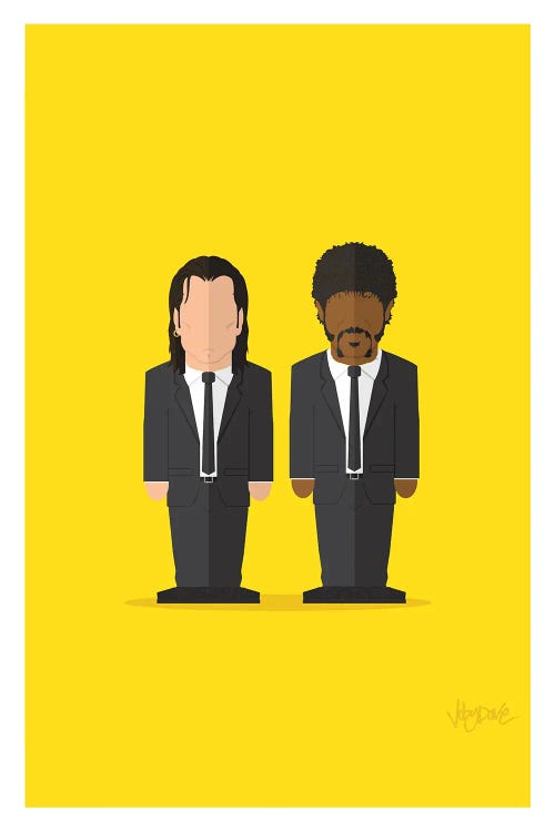 Pulp Fiction- Minimalist Portrait