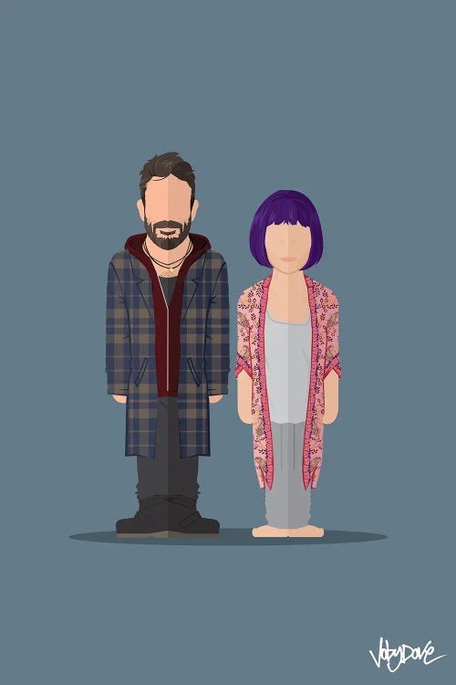 TWD Negan And Lucille - Minimalist Portrait