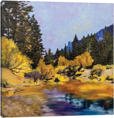 Yosemite Gold Canvas Art Print - Yosemite National Park Art