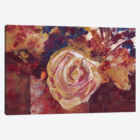 Rose Bloom Canvas Print #JYE41} by Jenny Lee Canvas Art
