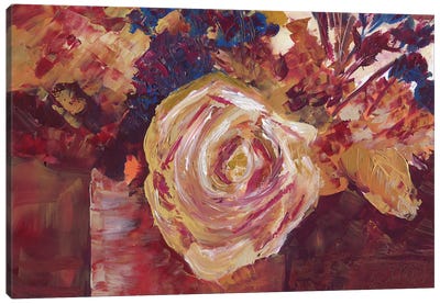 Rose Bloom Canvas Art Print - Jenny Lee