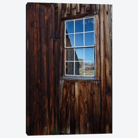 Usa, California, Bodie State Historic Park. Weathered Window In Abandoned Town. Canvas Print #JYG1004} by Jaynes Gallery Canvas Art