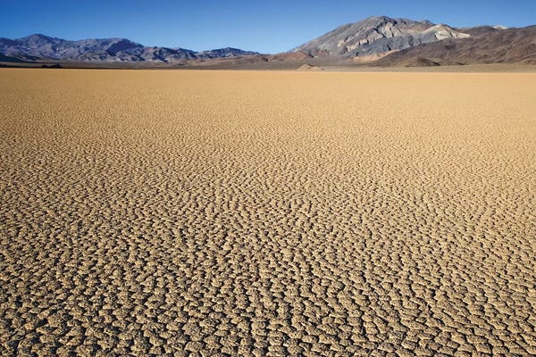 Death Valley National Park: Usa, California, Death Valley National Park. Arid Playa. by Jaynes Gallery