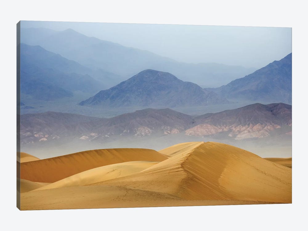 Usa, California, Death Valley National Park. Sand Dunes On Stormy Day. by Jaynes Gallery 1-piece Canvas Print