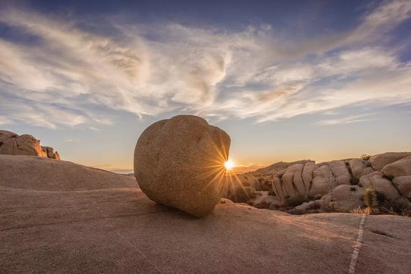 Joshua Tree National Park: Usa, California, Joshua Tree National Park. Rocky Landscape At Sunset. by Jaynes Gallery